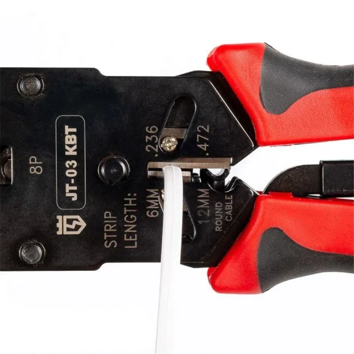 Кримпер многофункциональный с 3-мя смен. модулями для обжима RJ-45 RJ-12 RJ-11 КВТ 79759