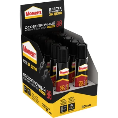 Клей &quot;Момент 88&quot; 30мл шоу-бокс Момент C0036684