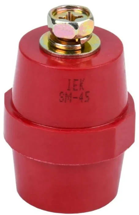 Изолятор SM45 (М8) силовой с болтом IEK YIS11-45-14-B