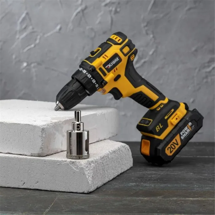 Коронка алмазная 35мм с центровочным сверлом Kranz KR-92-0011