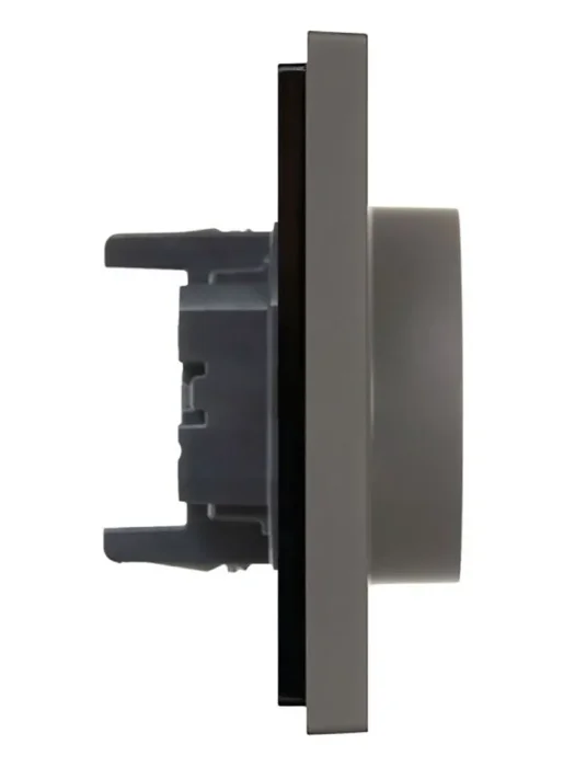 Розетка 2-м СП FORTE&PIANO FP323 16А с заземл. защ. шторки безвинт. крепл. сер. IEK FP-R24-16-1-K03