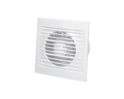 Вентилятор вытяжной осевой 100мм бел. с вытяжным клапаном TOKOV ELECTRIC TKE-VVO-100-OK