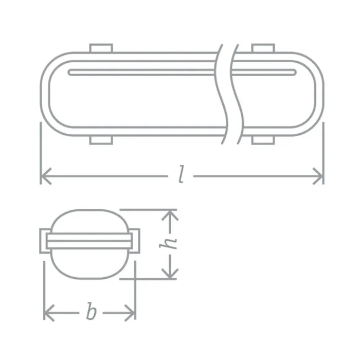 Светильник 61 086 DSP-04-1200-IP65-2хT8-G13 176-264В под лампу NLL T8 LED (аналог ЛСП 2х36) Navigator 61086