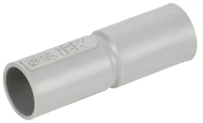 Муфта соединительная для жестких труб d16 GIG-16 ELASTA IEK CTA10D-GIG16-K41-100