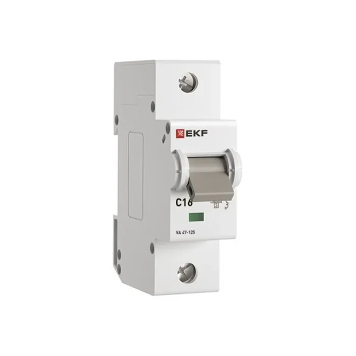 Выключатель автоматический 1п C 16А 15кА ВА 47-125 PROxima EKF mcb47125-1-16C
