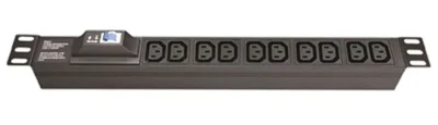 Блок розеток 8-м 10А IEC 60320 C13 для 19дюйм шкафов автомат защиты DKC R519IEC8CBC14