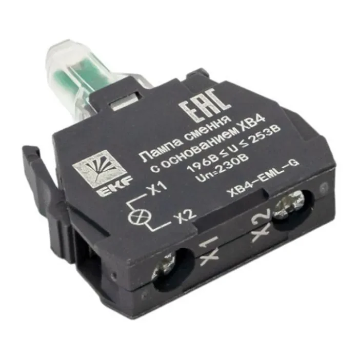 Лампа сменная с основанием XB4 зел. 230В PROxima EKF XB4-EML-G