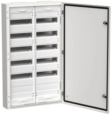 Корпус ЩРн-144 (2х72) TITAN 5 960х570х140 IP54 одна дверь метал. бел. IEK TI5-50-N-2X072-54