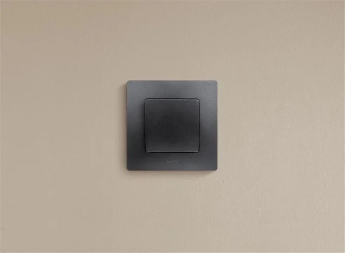 Выключатель 1-кл. СП Etika 10А IP20 250В 10AX авт. зажимы механизм антрацит IEK 672601