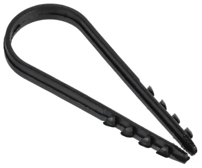 Дюбель-хомут 19х25мм для круглого кабеля нейлон черн. (уп.100шт) GENERICA UDH13-19-25-100-K02-G