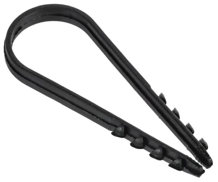 Дюбель-хомут 19х25мм для круглого кабеля нейлон черн. (уп.100шт) GENERICA UDH13-19-25-100-K02-G