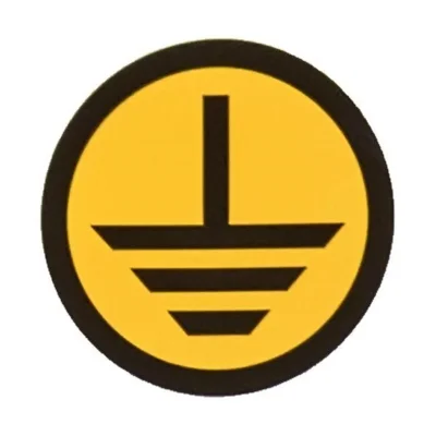 Знак &quot;Земля&quot; круглый d20мм EKF an-1-04