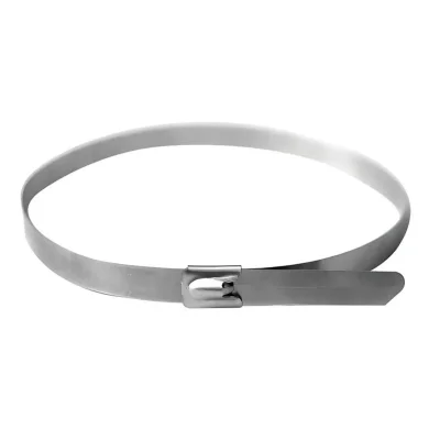 Хомут кабельный 4.6х150 нерж. сталь AISI 304 серебр. (уп.50шт) DKC 27403